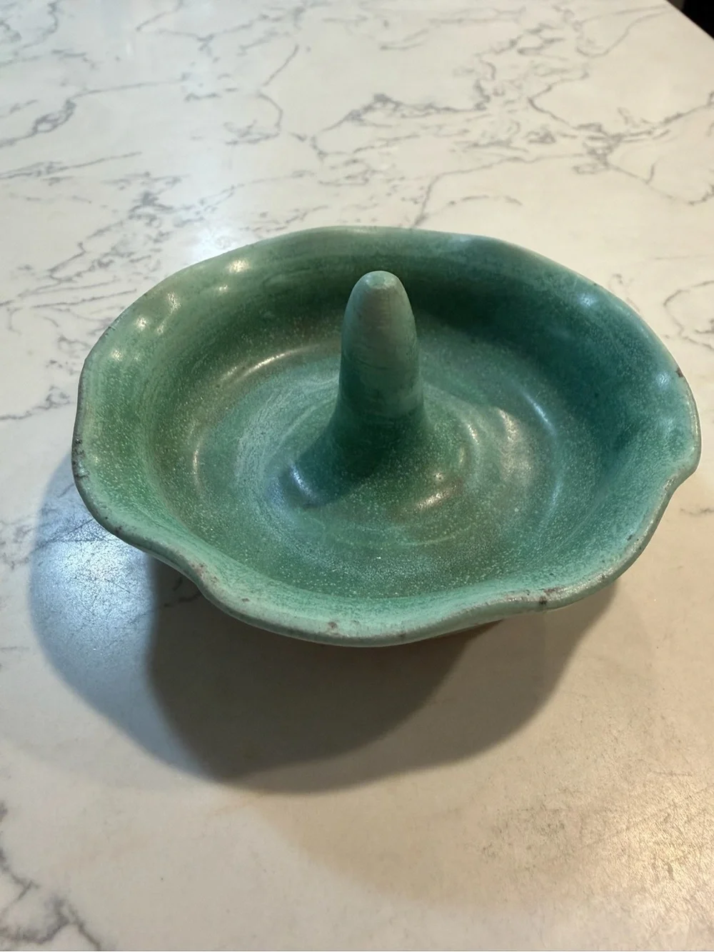 ❤️‍🔥BOGO FREE handmade Ojai Pottery Green Ceramic Ring Holder Jewelry Dish